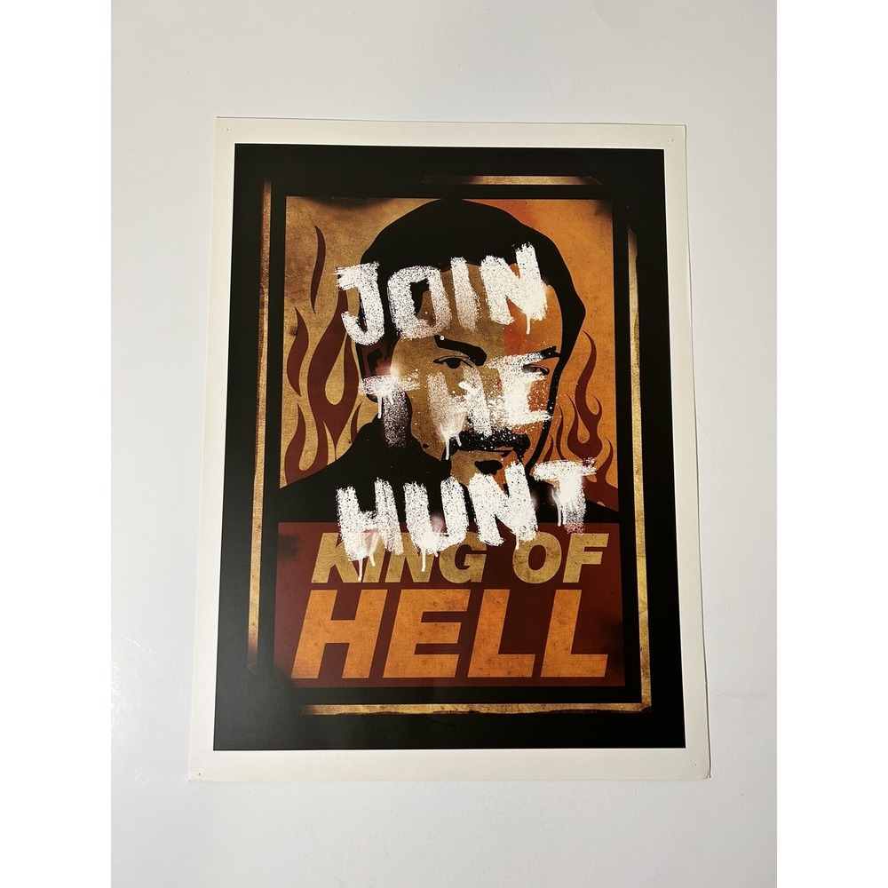 Supernatural Culturefly Art Print Crowley Join The Hunt King oh Hell 9x12‎
